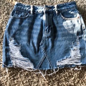 Pacsun jean skirt